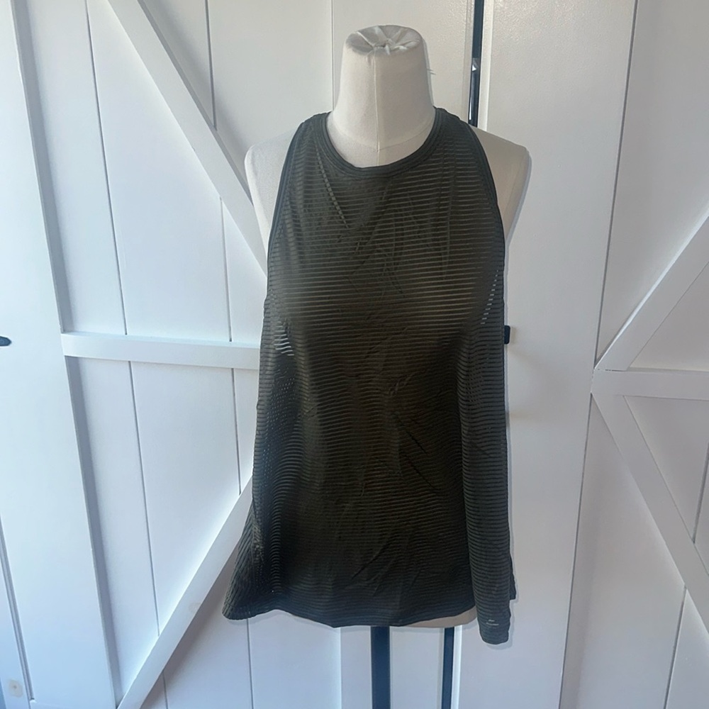 Lululemon Women's Dark Green Tank Top